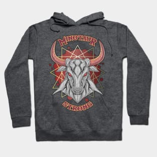 Minotaur Strong for tabletop roleplaying games Hoodie